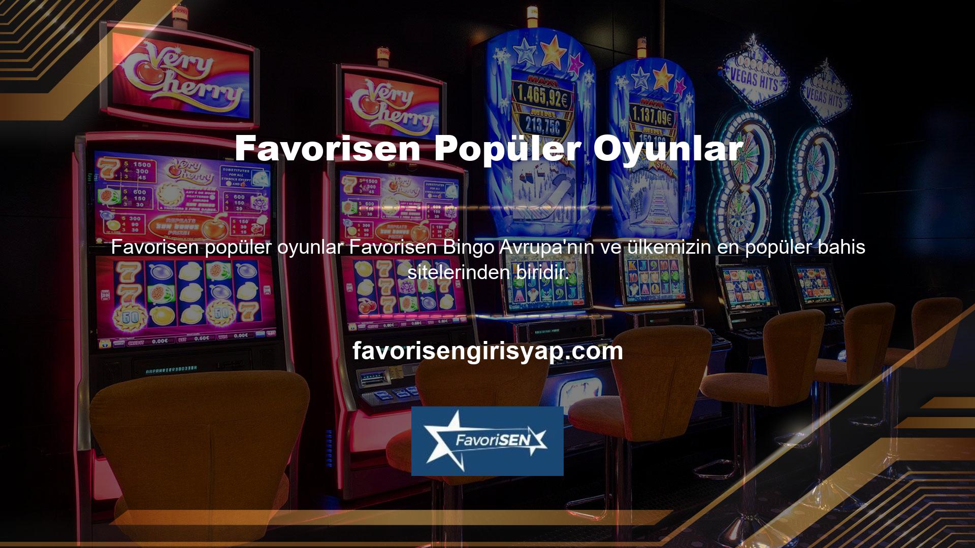Favorisen, oyuncuların casino oyunlarına olan ilgisinin artması nedeniyle özellikle son yıllarda en popüler bahis sitelerinden biri haline geldi